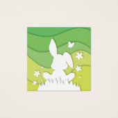 Osterbraun schneidet grüne Natur Frühling (Vorderseite)