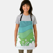 Osterbraun schneidet grüne Natur Frühling Schürze (Insitu)