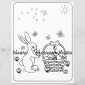 Osterbraun- und Eierfarbpapier für Kinder (Vorderseite)