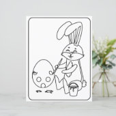 Osterbraun- und Eierfarbpapier für Kinder (Stehend Vorderseite)