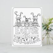 Osterbraun- und Eierfarbpapier für Kinder (Stehend Vorderseite)