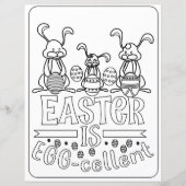 Osterbraun- und Eierfarbpapier für Kinder (Vorderseite)