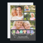 Osterbriefe mit vier Fotokarten Feiertagskarte<br><div class="desc">Ostern ist fast hier! Feiern Sie die Saison mit einer Fotokarte und senden Sie Osterwünsche mit dieser stilvollen Osterkarte. (FP) Die Karte lässt sich einfach mit Ihrem Text, Schriftart, Schriftart und der Auswahl von sechs Papiertypen anpassen. Nicht genau das, was Sie suchen? Alle unsere Produkte können auf Ihre Bedürfnisse zugeschnitten...</div>