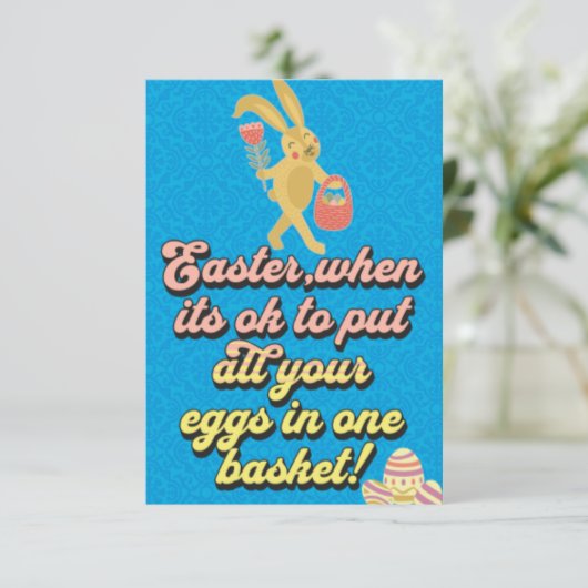 Osterbrotkarte Dankeskarte (Stehend Vorderseite)