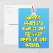 Osterbrotkarte Postkarte (Vorne/Hinten)