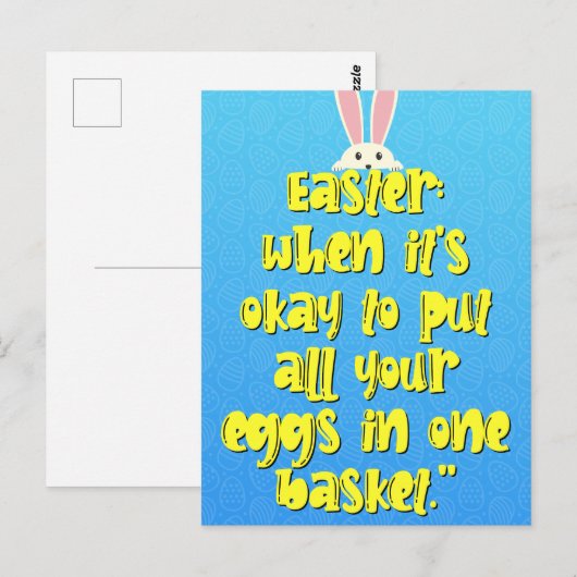 Osterbrotkarte Postkarte (Vorne/Hinten)