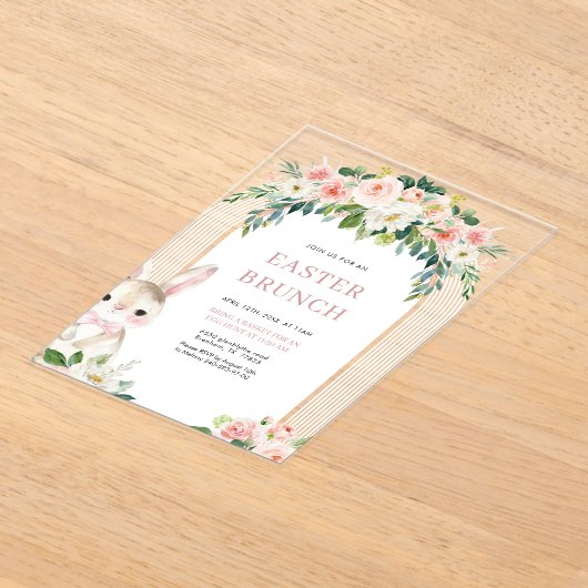 Osterbrunch - Akryllische Einladung (Ablage )