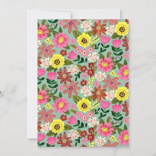 Osterbrunch - Blumenladen Einladung (Rückseite)