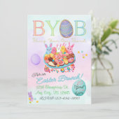 Osterbrunch Charcuterie-Party Einladung (Stehend Vorderseite)