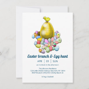 Osterbrunch & Egg Hunt Ostern Einladung
