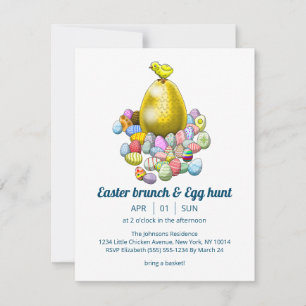 Osterbrunch & Egg Hunt Ostern Einladung