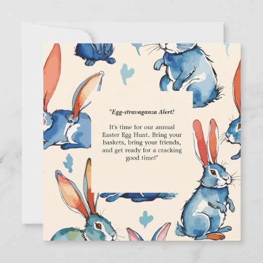 Osterbrunch & Eierjagd | Aquarell (Rückseite)