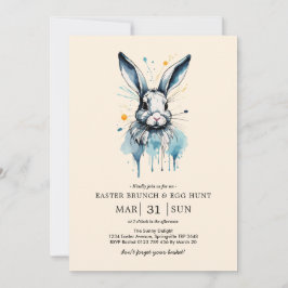 Osterbrunch & Eierjagd | Aquarell Einladung