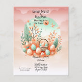 Osterbrunch & Eierjagd Orange Green (Vorderseite)