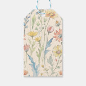 Osterbrunch & Eierjagd | Wildblume Bunny Geschenkanhänger (Rückseite)