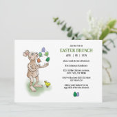 Osterbrunch Einladung (Stehend Vorderseite)