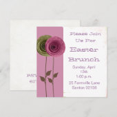 Osterbrunch-Einladung Einladung (Vorne/Hinten)