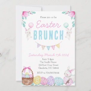Osterbrunch-Einladung, Osterlunch-Einladung Einladung