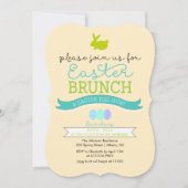 Osterbrunch & Ostereier - Einladung (Vorderseite)
