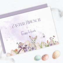 Osterbrunch & Ostereiersuche-Einladung