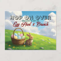 Osterbrunch & Ostereiersuche Frühlingswiese Hase