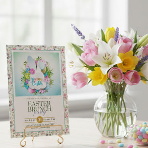 Osterbrunch – Party mit Hasen-Blumenkranz Ankündigung