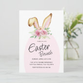 Osterbrunch Sonnige Einladung (Stehend Vorderseite)