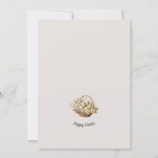 Osterbrunch Sonnige Einladung (Rückseite)