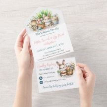 Osterbrunch und Eierjagd