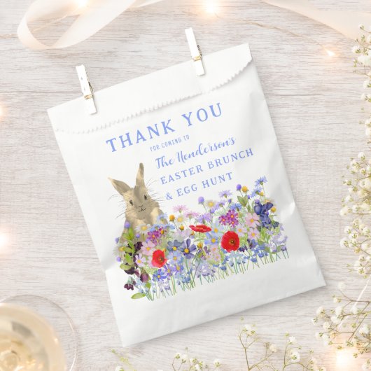 Osterbrunch und Eierjagd Custom Vielen Dank Geschenktütchen (Ausgeschnitten)