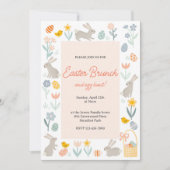 Osterbrunch und Eierjagd Einladung (Vorderseite)