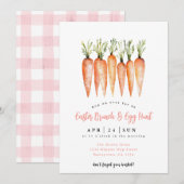 Osterbrunch und Eierjagd Einladung (Vorne/Hinten)