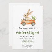 Osterbrunch und Eierjagd Einladung (Vorne/Hinten)