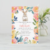 Osterbrunch und Eierjagd Einladung (Stehend Vorderseite)