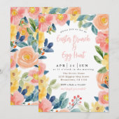 Osterbrunch und Eierjagd Einladung (Vorne/Hinten)