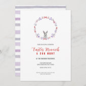 Osterbrunch und Eierjagd Einladung (Vorne/Hinten)