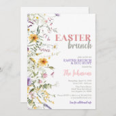 Osterbrunch und Eierjagd Einladung (Vorne/Hinten)