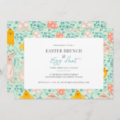 Osterbrunch und Eierjagd Einladung (Vorne/Hinten)