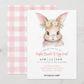 Osterbrunch und Eierjagd Einladung (Vorne/Hinten)