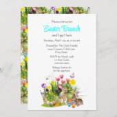 Osterbrunch und Eierjagd Urlaub Einladung (Vorne/Hinten)