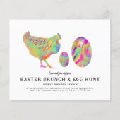 Osterbrunch und Eierjagd Wasserfarben Budget (Vorderseite)