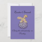 OSTERBRUNCHBUNNY ÜBER DIE EINLADUNG VON EGG (Vorderseite)