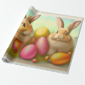 Osterbrunnen auf der Grassammlung Geschenkpapier (Ungerollt)