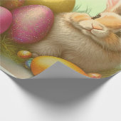 Osterbrunnen auf der Grassammlung Geschenkpapier (Ecke)