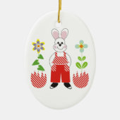 Osterbrunneneier Blume nach Maß Keramikornament (Vorne)