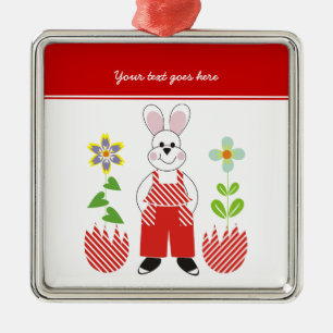 Osterbrunneneier Blume Ornament Aus Metall