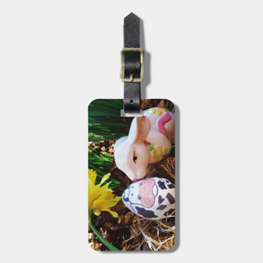 Osterbrunneneier Gepäckanhänger (Vorderseite vertikal)