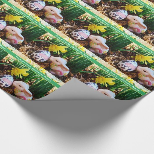 Osterbrunneneier Geschenkpapier (Ecke)