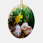 Osterbrunneneier Keramikornament (Rechts)