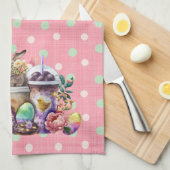 Osterbrunnenkaffee Geschirrtuch (Viertel Falte)